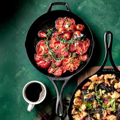 Lodge Blacklock Triple Seasoned Cast Iron Skillet, Set of 2 Simolary simolary.com 15