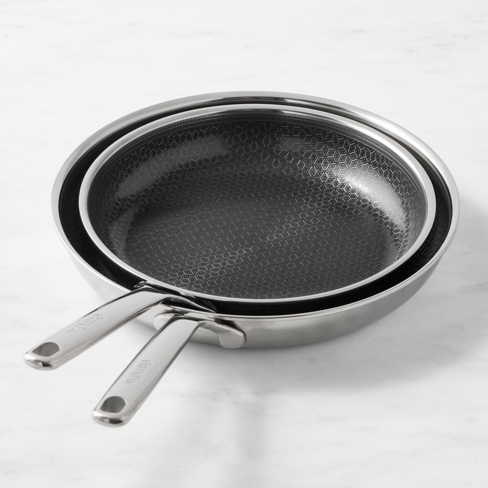 GreenPan Spectra Thermobond Hybrid Ceramic Nonstick Fry Pan Set, 10″ & 12″ Simolary simolary.com