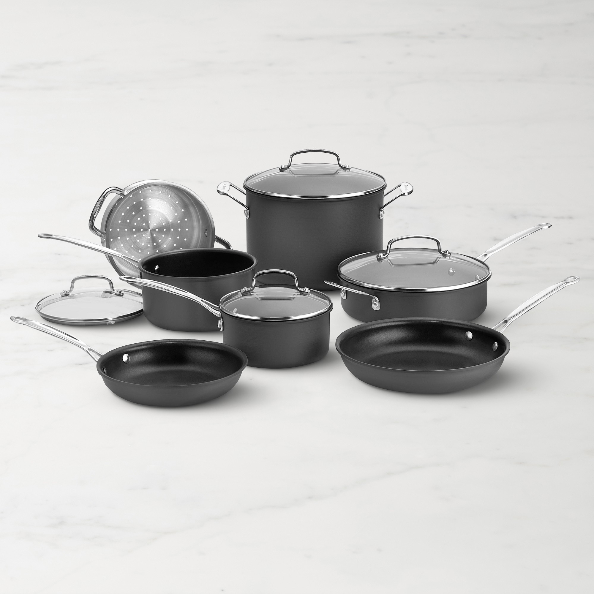 Cuisinart Chef’s Classic Nonstick Hard Anodized 11-Piece Cookware Set Simolary simolary.com 5