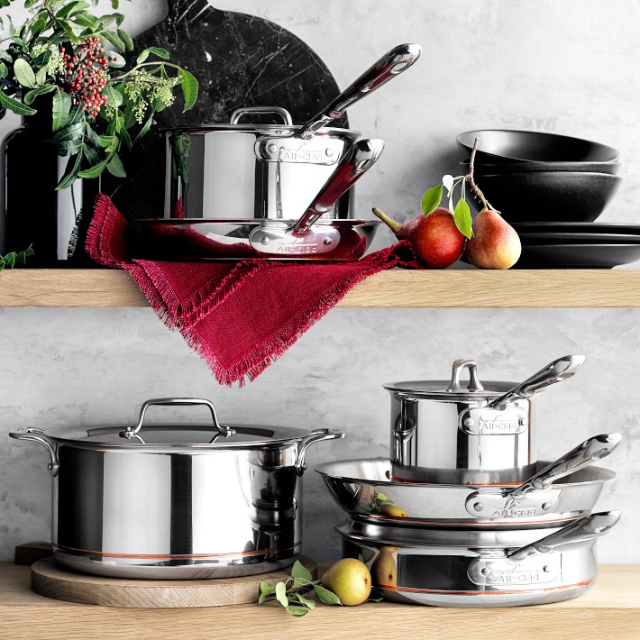 All-Clad Copper Core® 10-Piece Cookware Set | Williams Sonoma