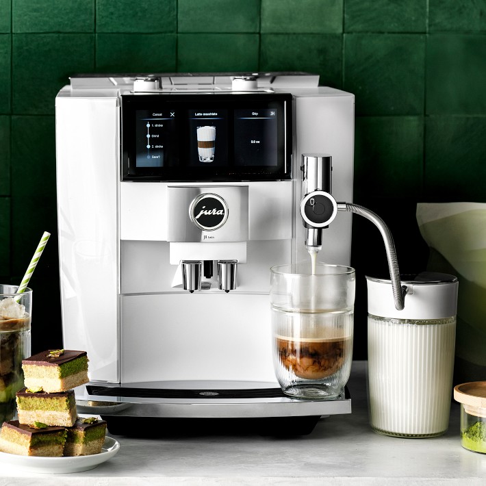 JURA J8 twin Espresso Machine, Dual Grinders | Williams Sonoma