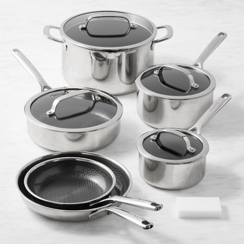 GreenPan Spectra Thermobond Hybrid Ceramic Nonstick 10-Piece Cookware Set Simolary simolary.com