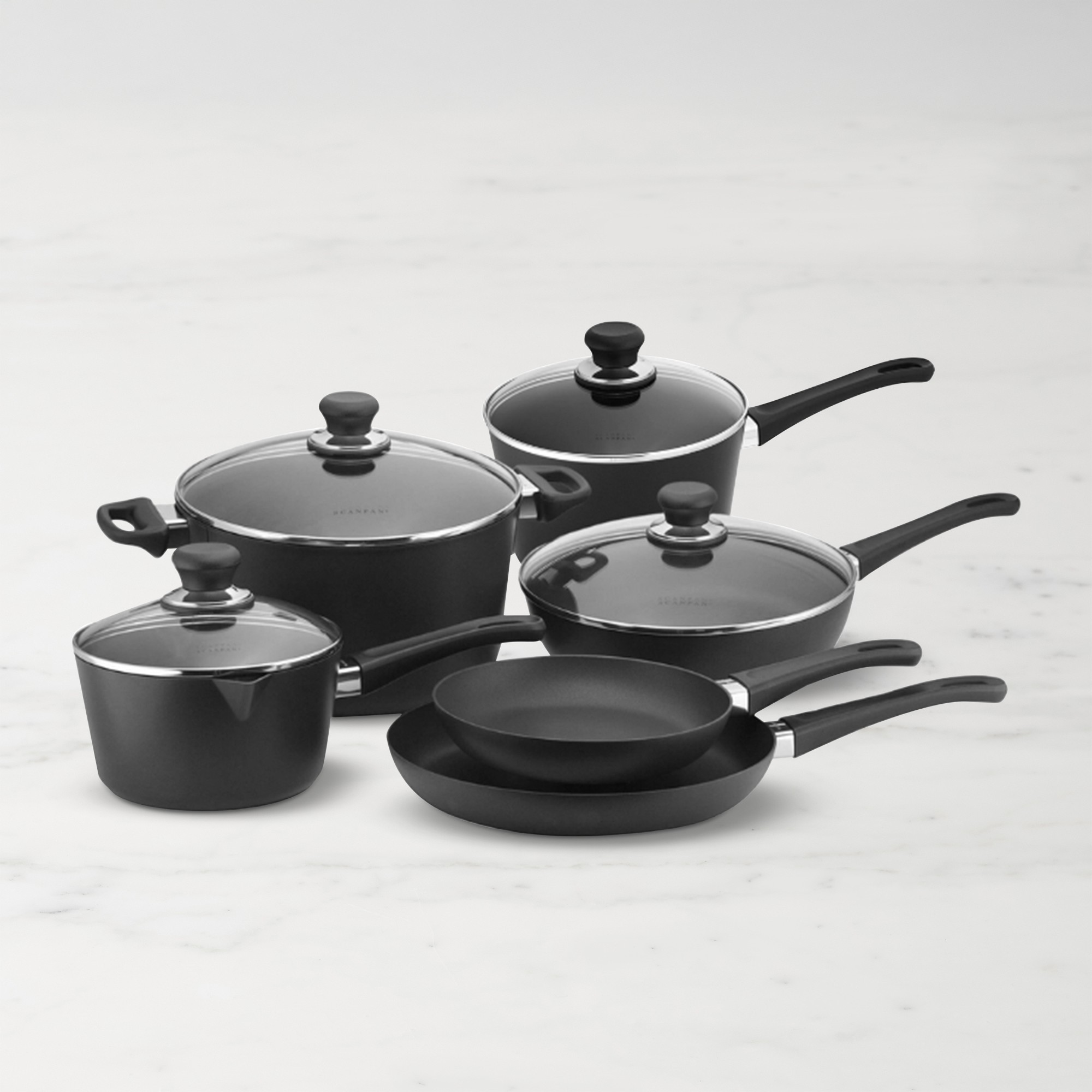 SCANPAN Classic Nonstick 10-Piece Cookware Set Simolary simolary.com