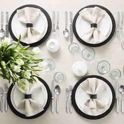 Italian Washed Linen Tablecloth