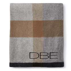 Plaid Lambswool Throw