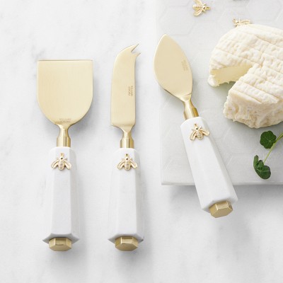 Honeycomb Cheese Knives - Set of 3 | Cheese Tools | Williams Sonoma