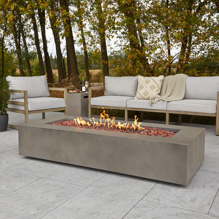 Cardona Rectangular Fire Table (42
