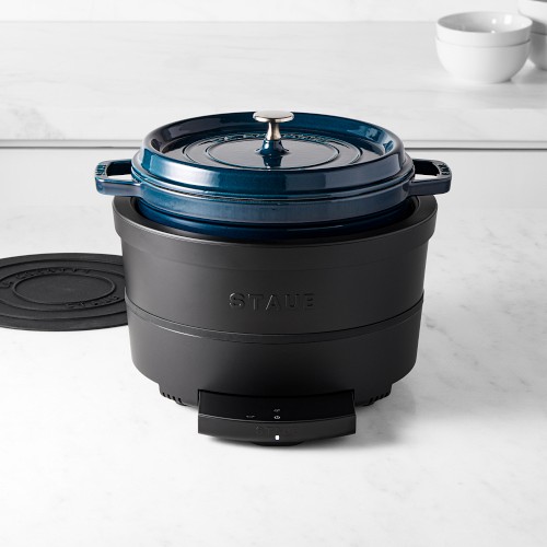 Staub Induction Multi-Cooker with Staub Round Oven Simolary simolary.com
