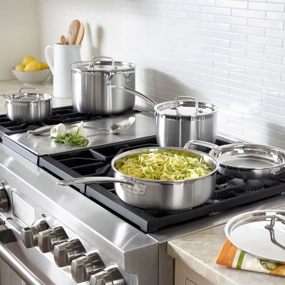 Cuisinart Multiclad Pro Tri-Ply Stainless-Steel 12-Piece Cookware Set Simolary simolary.com 14