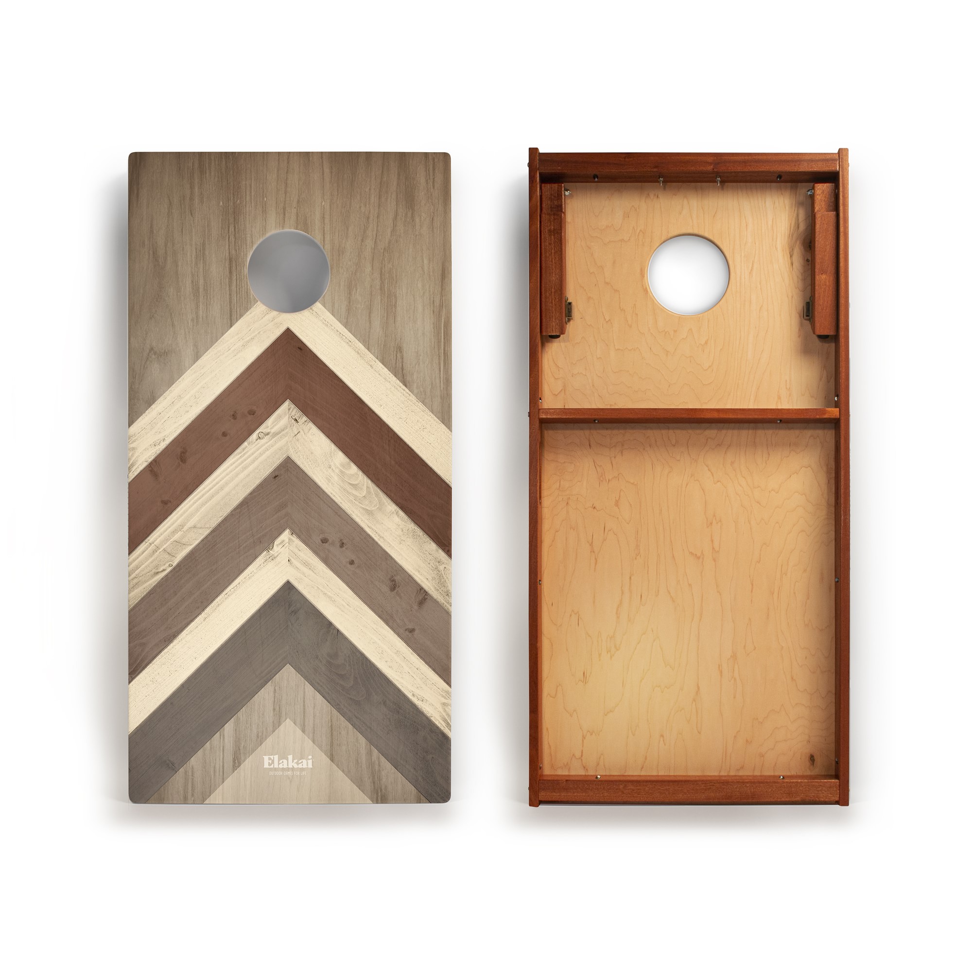 Terra Chevron Cornhole Boards Sansujyuku sansujyuku.com