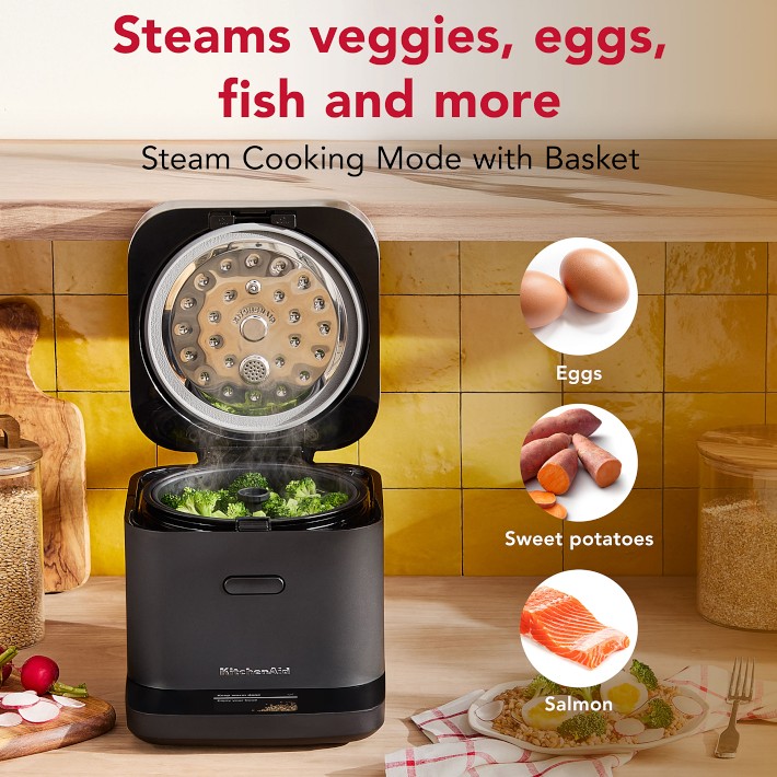 KitchenAid® Compact Tankless Grain & Rice Cooker | Williams Sonoma