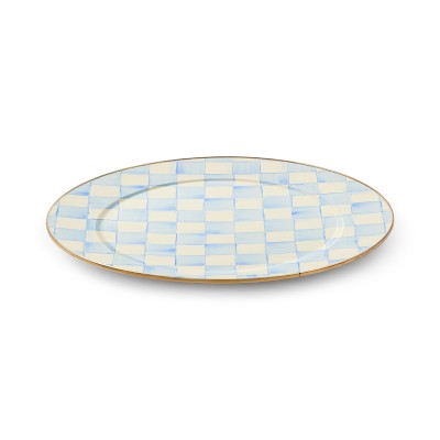 MacKenzie-Childs Sky Check Platter Simolary simolary.com 9
