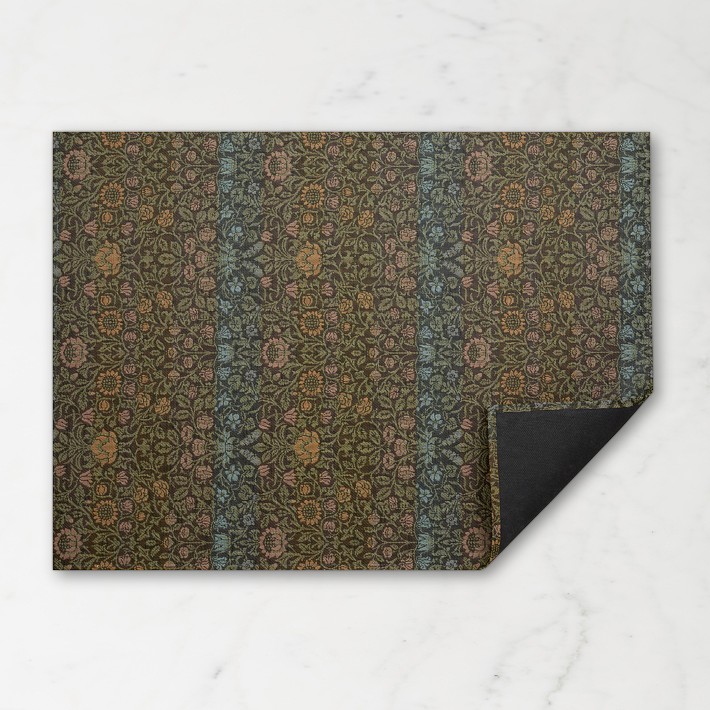 Chilewich x William Morris Woven Rug | Williams Sonoma