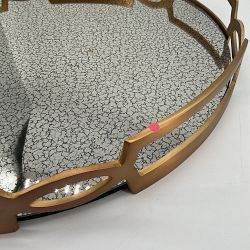 OPEN BOX:Antique Mirrored Tray, Large