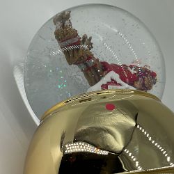 OPEN BOX:'Twas the Night Before Christmas Musical Snow Globe