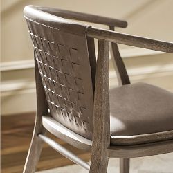 Sutton Woven Leather Armchair