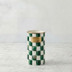 MacKenzie-Childs Emerald Utensil Holder