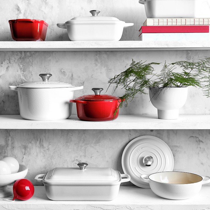 ルクルーゼ　スクエアベイカー Le Creuset Heritage 4-Qt. Covered Baker | Williams Sonoma