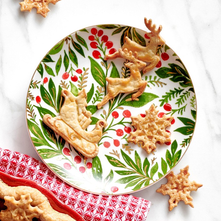【新品】　WILLIAMS-SONOMA クリスマスプレート Noel Appetizer Plates, Set of 4 | Williams Sonoma