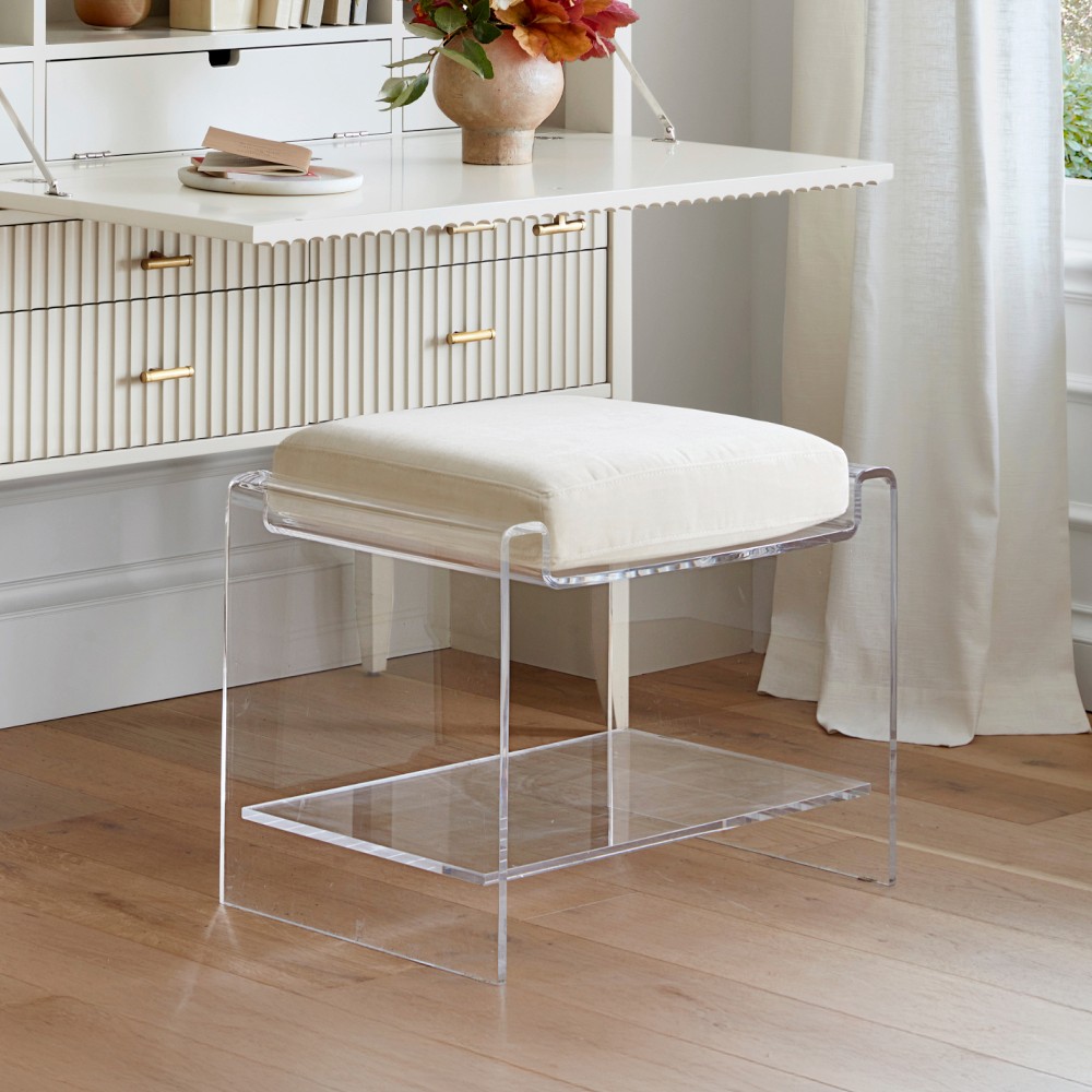 Acrylic Stool (25.5") by Williams Sonoma Home