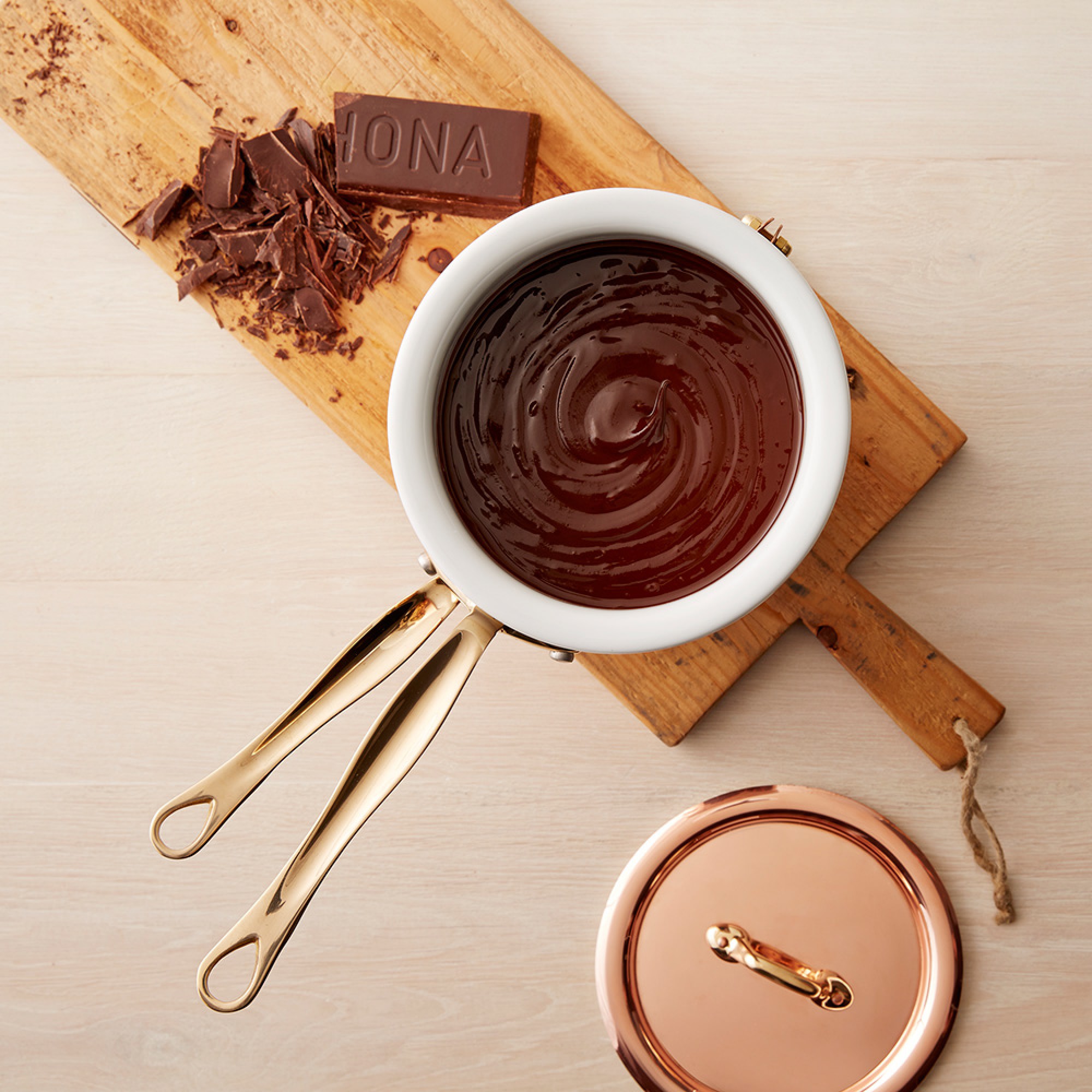 Mauviel M’150B Copper Double Boiler, 2-Qt. Sansujyuku sansujyuku.com
