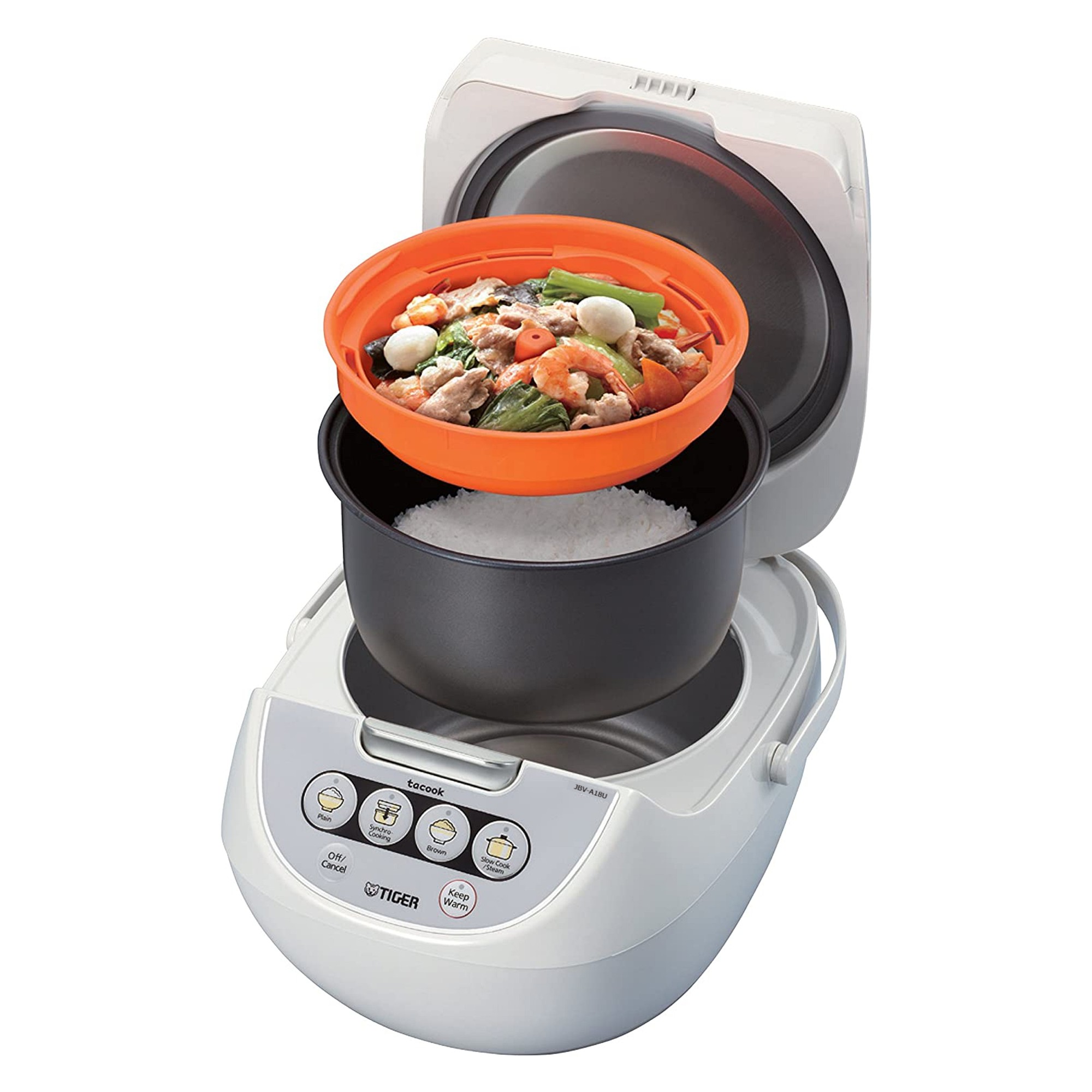 Tiger JBV-A18U Micom Rice Cooker & Warmer, 5 1/2-cup Sansujyuku sansujyuku.com