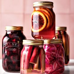 Kilner Round Canning Jar, 17 oz, Set of 6