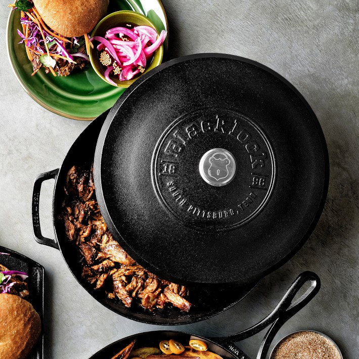 Lodge Blacklock 4-Qt. Cast Iron Braiser | Williams Sonoma