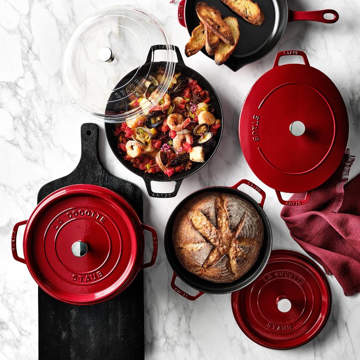 STAUB 20センチ　チェリー Staub Cranberry Collection Cookware | Williams Sonoma