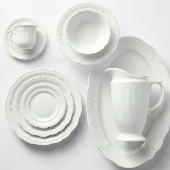 Pillivuyt Queen Anne Porcelain Dinnerware Collection by Williams Sonoma Home