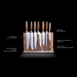 Schmidt Brothers Downtown Knife Block, Acacia