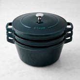 Staub Enameled Cast Iron Stackable Cookware Set Simolary simolary.com 16