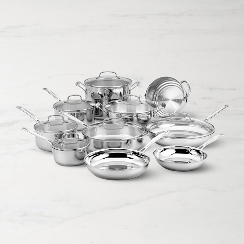 Cuisinart Chef’s Classic Stainless-Steel 17-Piece Cookware Set Simolary simolary.com