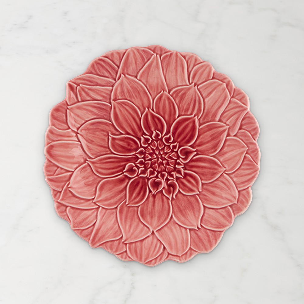 Bordallo Pinheiro Maria Flor Dahlia Dessert Plates, Set of 4 - Set of 4