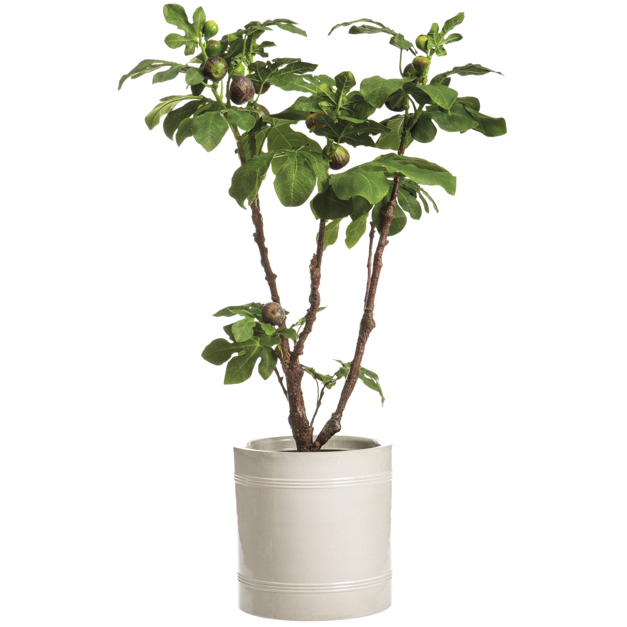 Faux Fig Tree in Pot, 46″ Simolary simolary.com