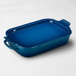Le Creuset Stoneware Rectangular Baker with Platter Lid, Marseille