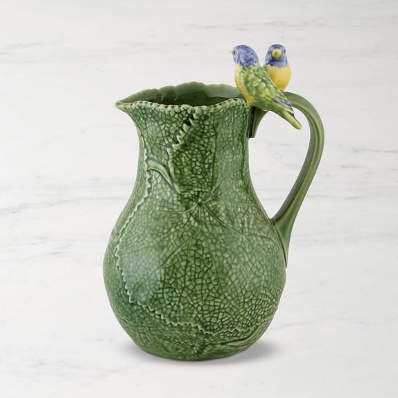 Bordallo Pinheiro Cineraria Pitcher by Williams Sonoma Home