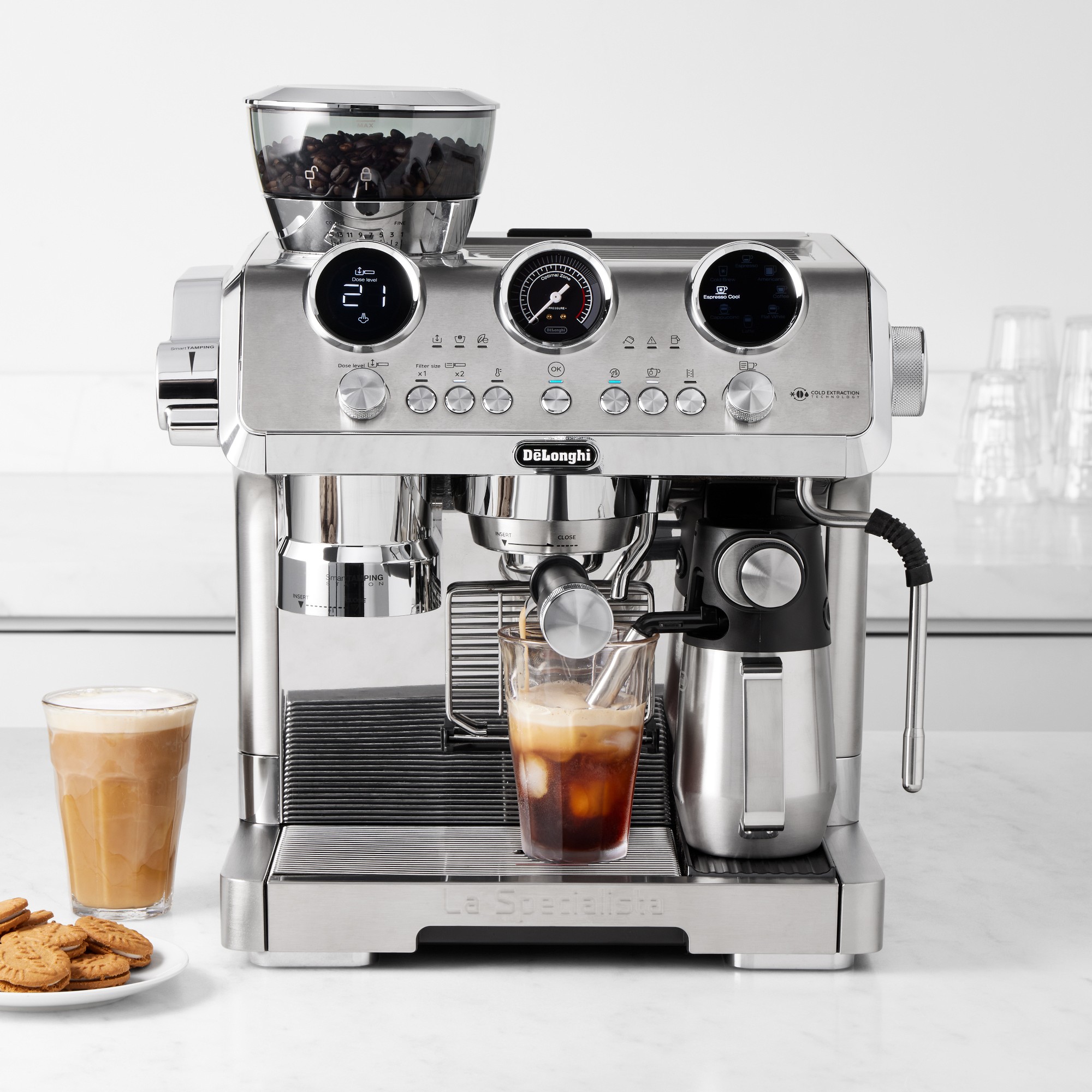 De’Longhi La Specialista Maestro Espresso Machine with Cold Brew Sansujyuku sansujyuku.com