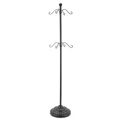Adapt Adjustable Stocking & Wreath Tree Hanger, Black