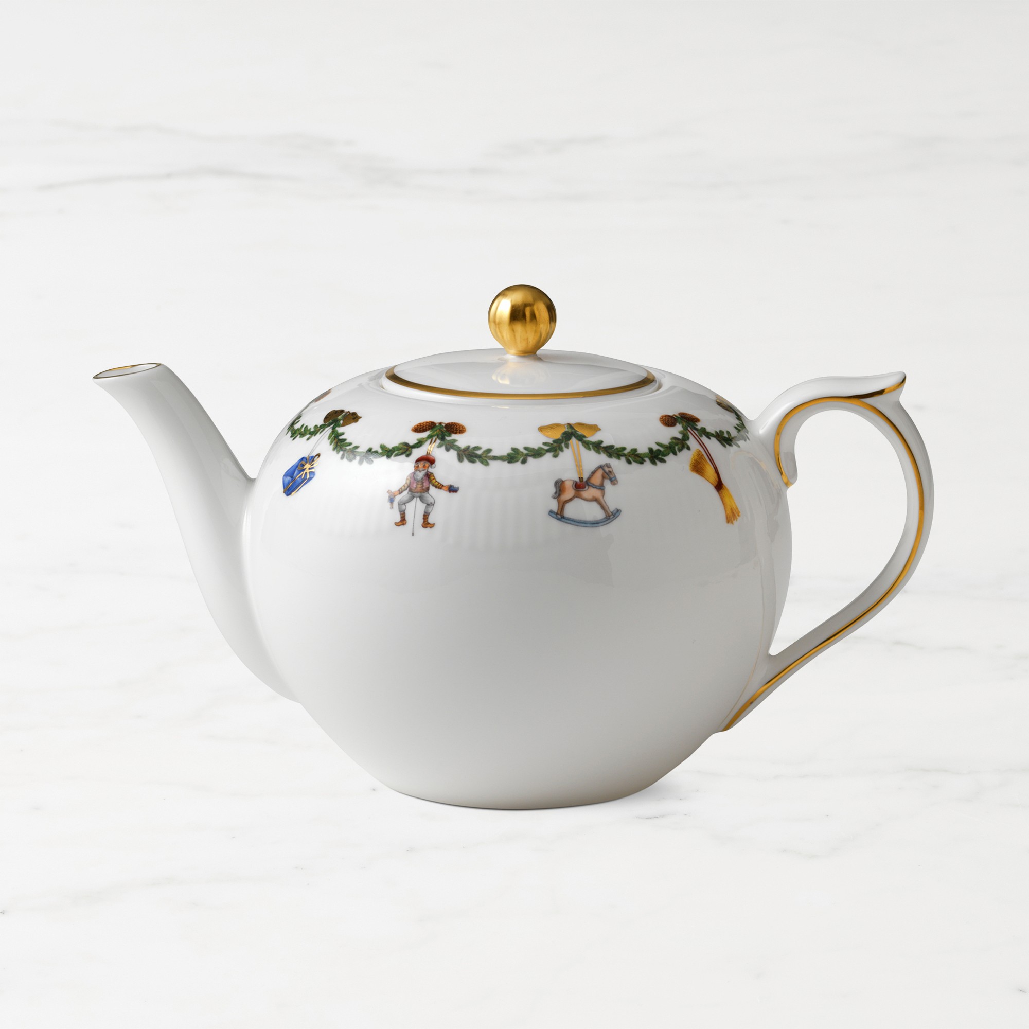 Royal Copenhagen Star Fluted Teapot Simolary simolary.com