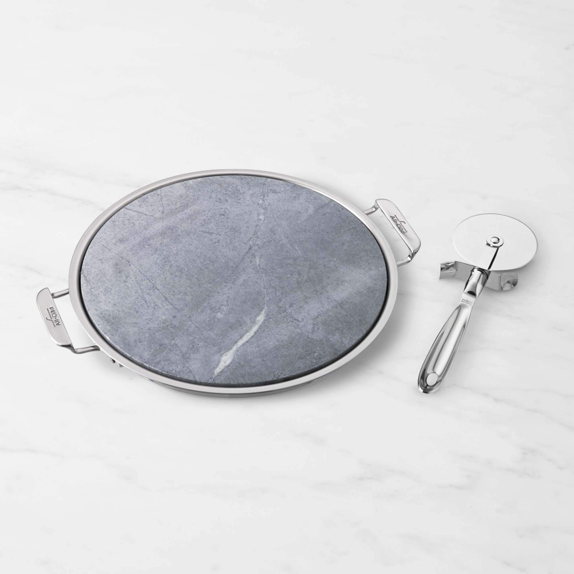 All-Clad Pizza Stone & Cutter Set Simolary simolary.com
