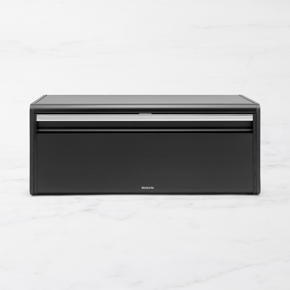 Brabantia Fall Front Bread Box - Matte Black