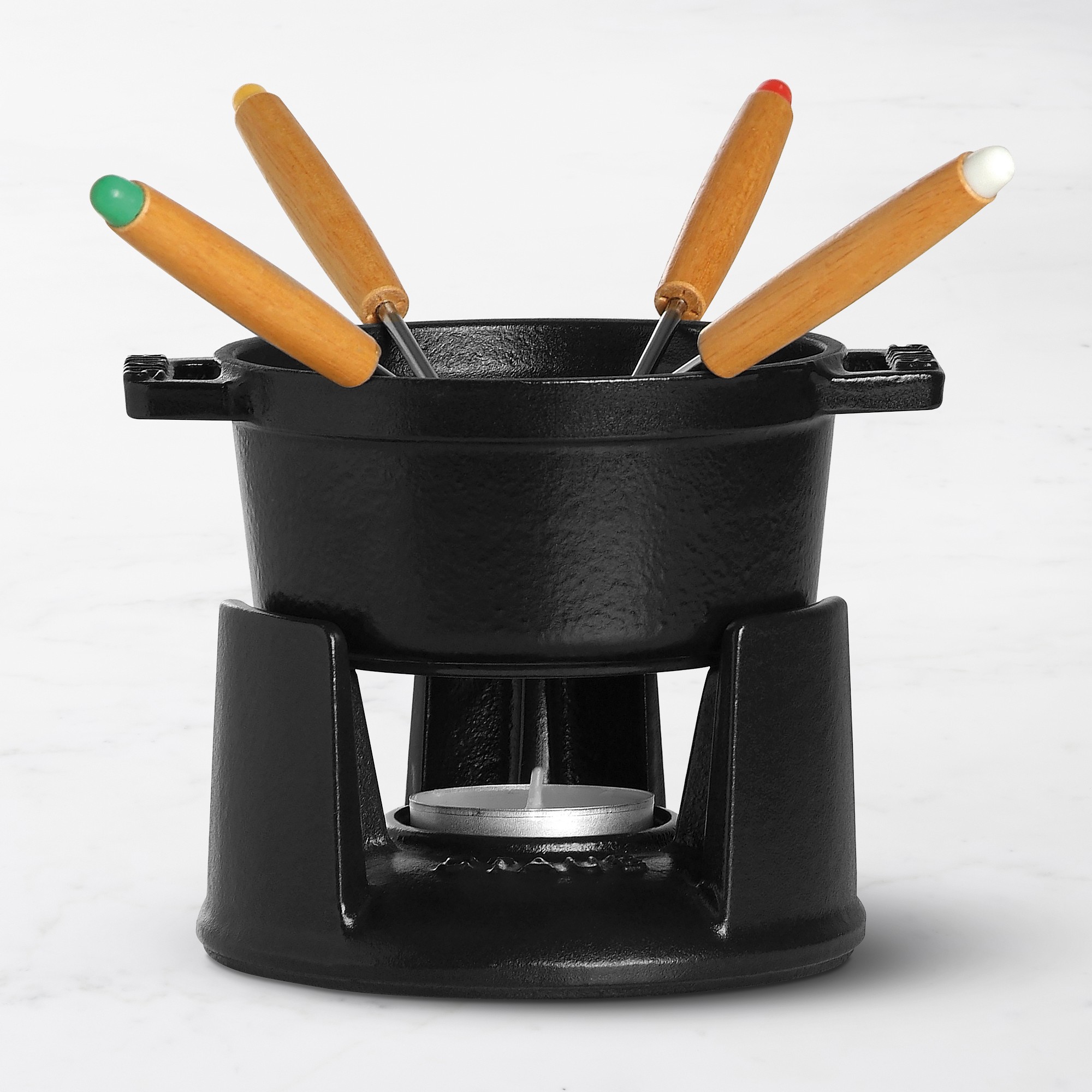 Staub Mini Chocolate Fondue Set, 1/4-Qt. Simolary simolary.com