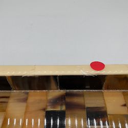 OPEN BOX:Horn and Bone Tray, Dark, Rectangular, 13" X 22"