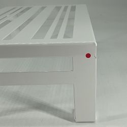 OPEN BOX:Hold Everything Metal Powder Coat Shelf Riser, Small