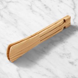 Olivewood Flat Salad Tongs