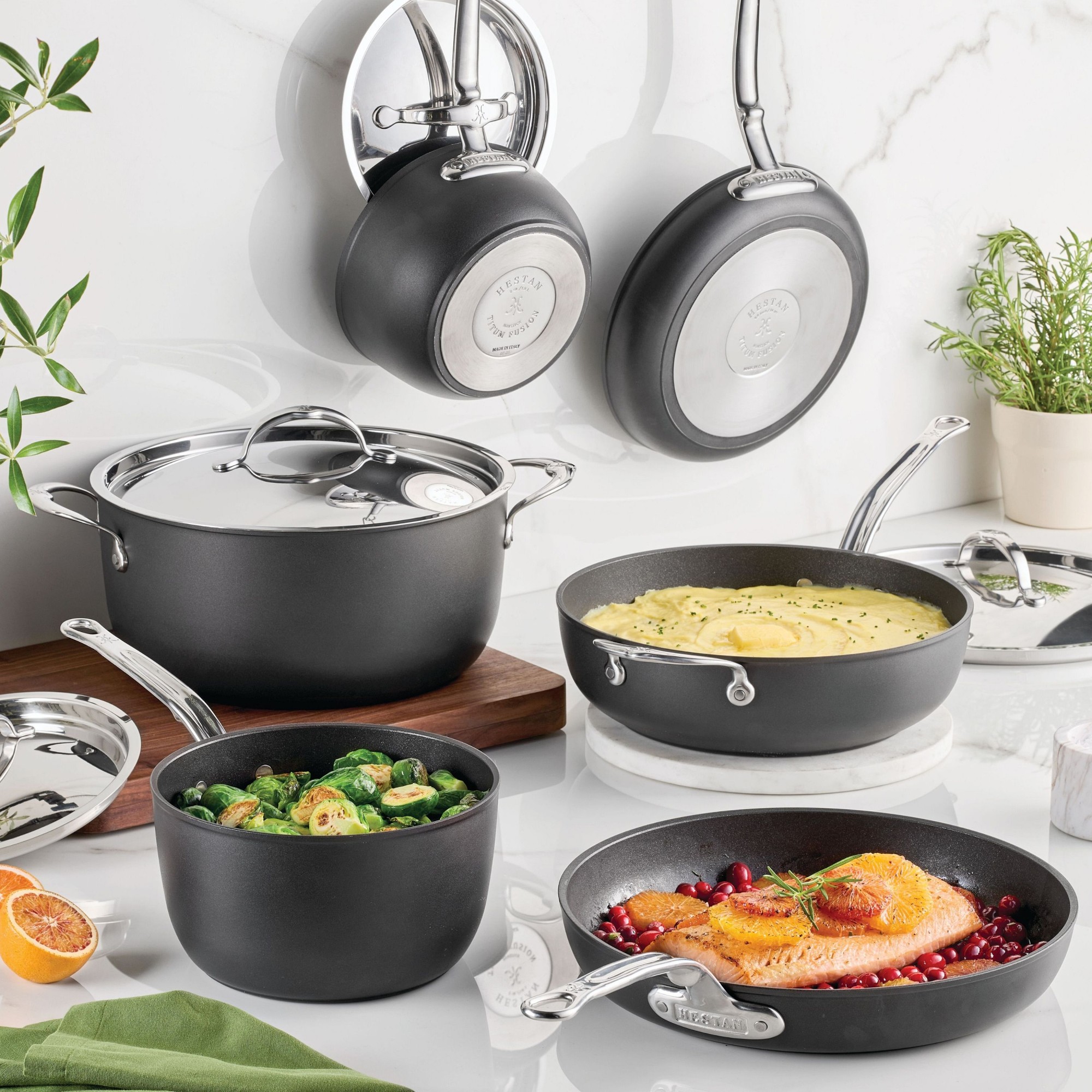 Hestan TITUM Fusion Nonstick 10-Piece Set Sansujyuku sansujyuku.com
