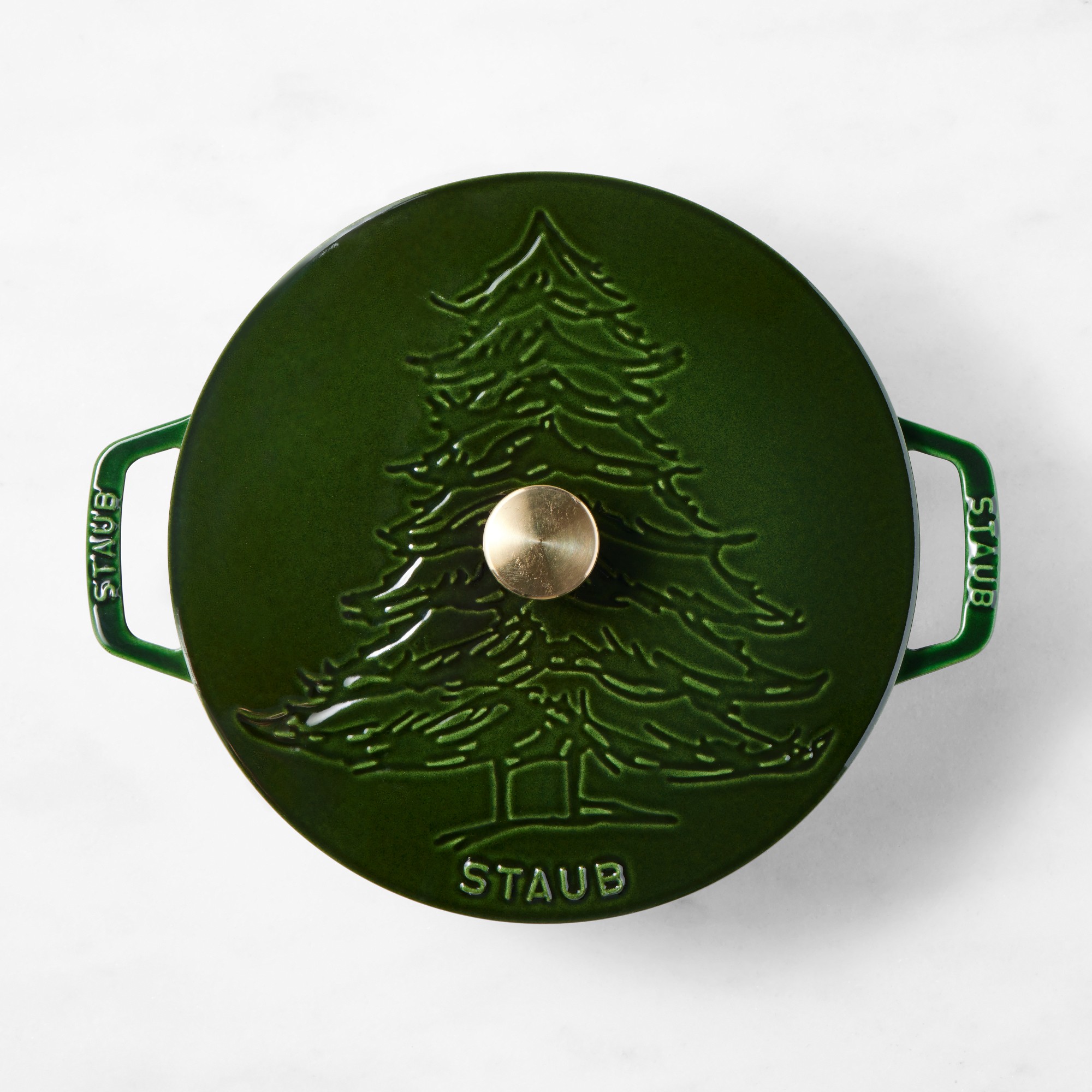 Staub Enameled Cast Iron Pine Tree Braiser, 2.5-Qt. Sansujyuku sansujyuku.com