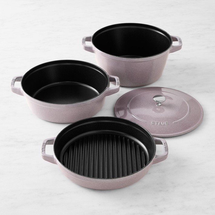 Staub Enameled Cast Iron Stackable Cookware Set | Williams Sonoma