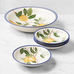 Citron Pasta Bowl Set with Serving Bowl